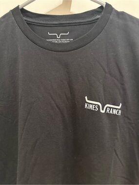 Kimes Ranch Black Short Sleeve Logo Tee